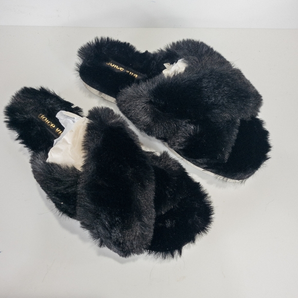 Dolce Vita Pillar Crossband Slippers Black - Picture 8 of 9